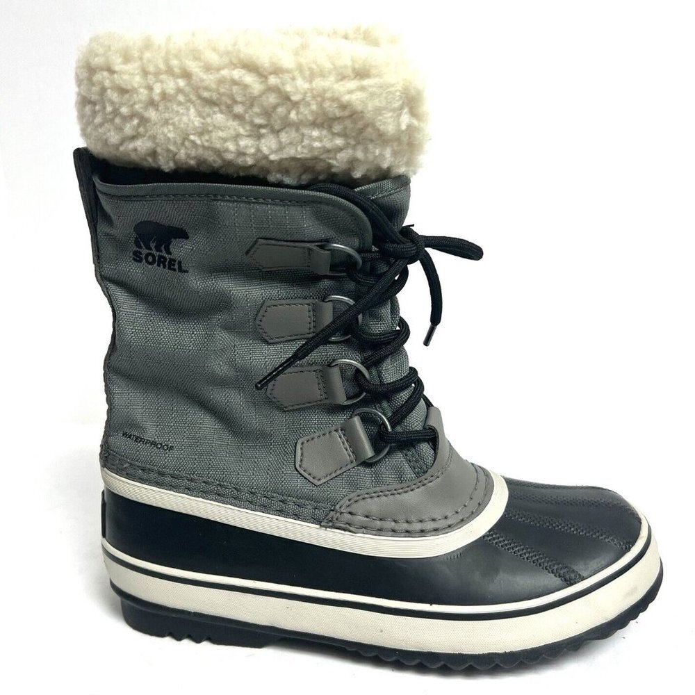 Sorel Womens Winter Carnival Snow Boot Gray Size 6 M